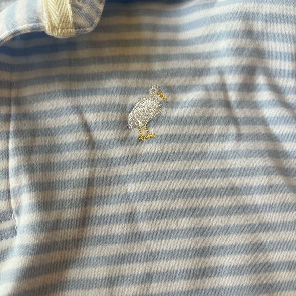 The Beaufort Bonnet Company Blue and White Polo Shirt - Picture 4 of 4